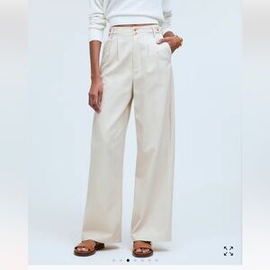 Madewell Harlow Wide-Leg Trouser- 00 Harvest Moon NWT